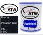 Preview: Honda, Passport Blue, 833 / B801: 1L Lackdose, von ATW Autoteile West.
